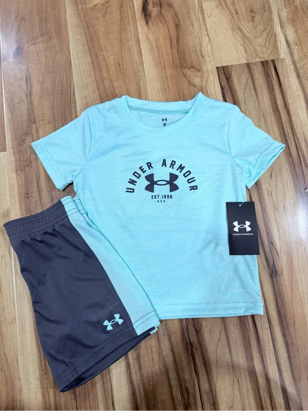 Under Armour Boys Drifit Athletic Shorts Set, New